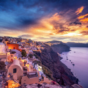 santorini-sunset